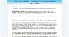 Desktop Screenshot of odddirectpurchaserantitrustsettlement.com
